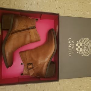 Vince Camuto VP Beamer Toasted Brown Booties